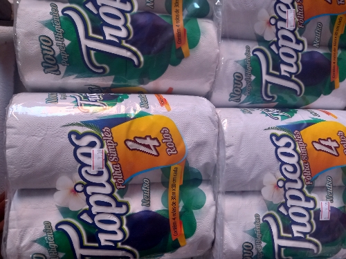 Trópicos papel higiênico