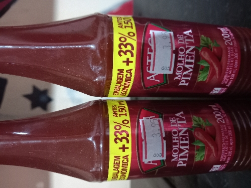 Molho de pimenta Asteca 200ml