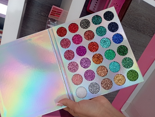 Paleta de glitter