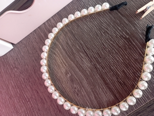 Diadema de perlas