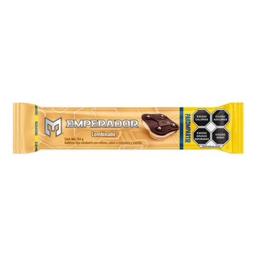 Emperador combinado chocolate vainilla 154g