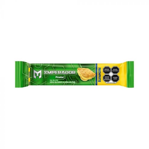 Emperador piruetas sabor limón 163gr