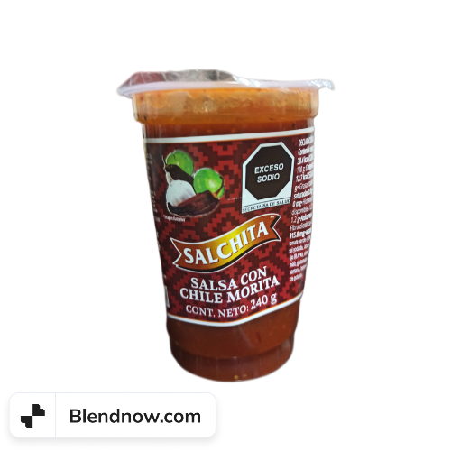 Salsa con chile morita salchita 240g