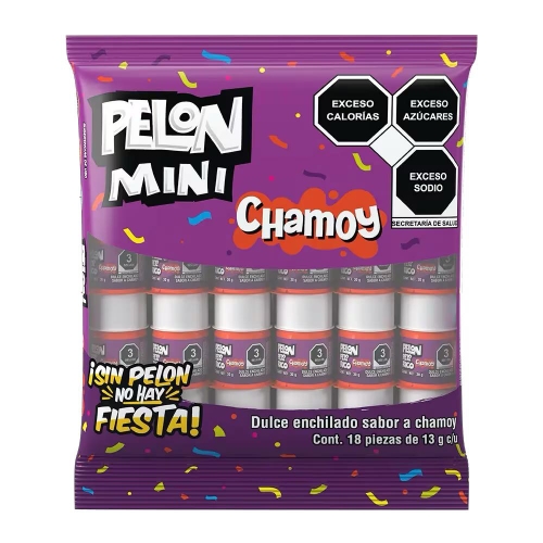 Pelón mini sabor chamoy 18 pza 13g c/u