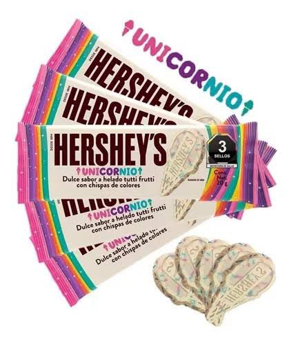 Chocolate Hershey de 20 grs 
Unicornio