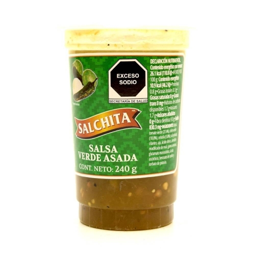 Salchita salsa verde asada de 240gr