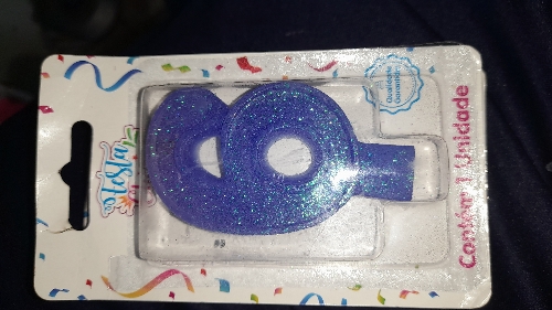 VELAS N° 6 AZUL
