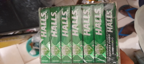 PASTILHA HALLS MENTA 21 UNIDADES