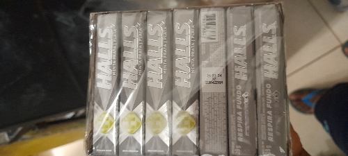 PASTILHA HALLS MENTA PRATA 21 UNIDADES