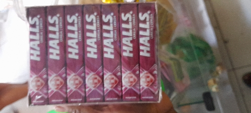 PASTILHA HALLS CEREJA 21 UNIDADES