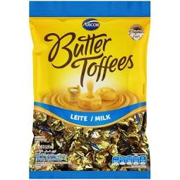 BALAS BUTTER TOFFEES LEITE 500G