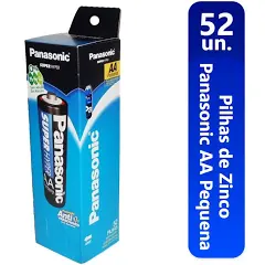 PILHA PACASONIC AA / 52 UNI