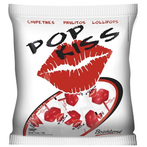 PIRULITO POP KISS CEREJA 500G