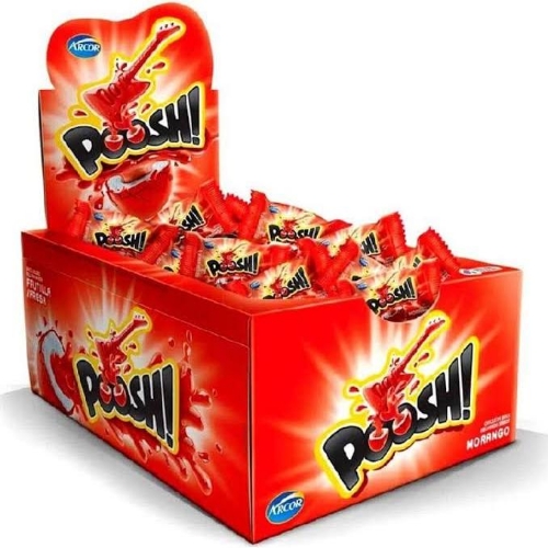 CHIC POOSH  MORANGO 200G/ 40 UN