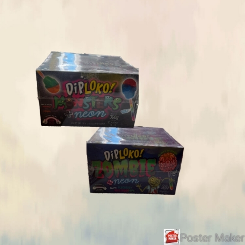 PIRULITO NEON SABORES 300G/ 30 UN