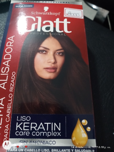 D1Crema alisadora keratin