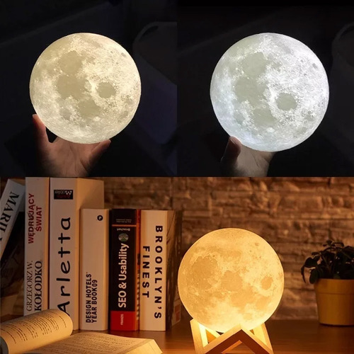 Luminária e umidificador, Lua