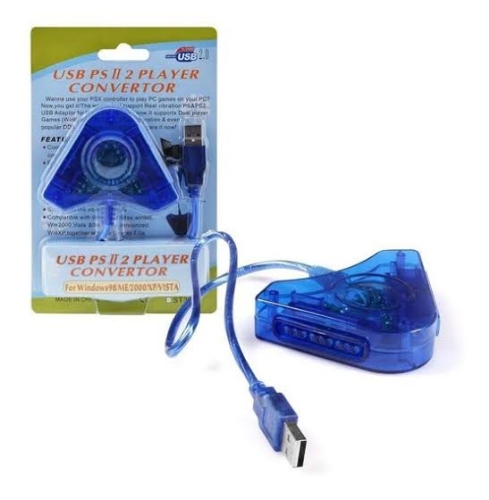 CONVERSOR 2 PLAYER PS2 PARA USB 2.0