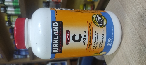 VITAMINA C 500MG 500CAPSULAS MASTICABLES KIRKLAND
