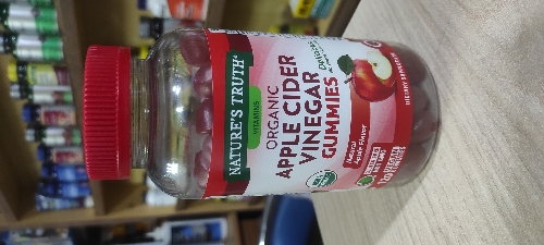 APPLE CIDER VINEGAR 500MG 120 GUMMIES NATURES TRUTH