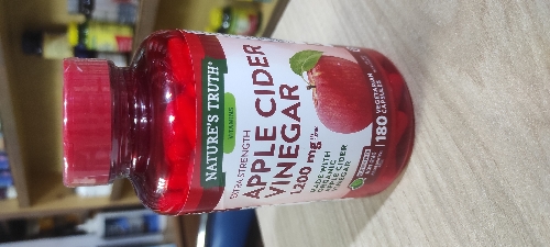 APPLE CIDER VINEGAR 1200MG 180 CÁPSULAS NATURES TRUTH