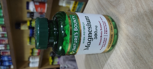 MAGNESIUM 500MG 200TABLETAS NATURES BOUNTY