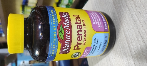 PRENATAL folic acid + DHA 150 SOFTGELS NATURES MADE