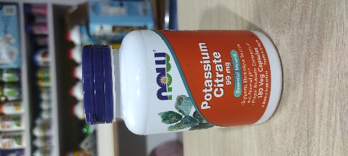 POTASSIUM CITRATE 99MG 180 CAPSULAS NOW