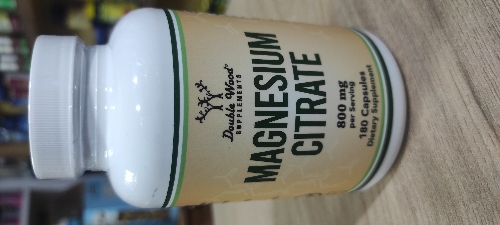 MAGNESIUM CITRATE 800MG 180CAPSULES DOUBLE WOOD