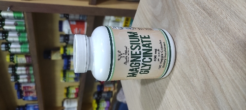 MAGNESIUM GLYCINATE 400MG 180 CAPSULES DOUBLE WOOD