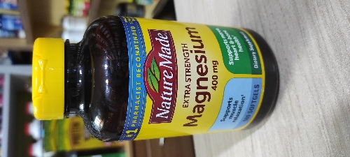 MAGNESIUM 400MG 180 SOFTGELS NATURE MADE