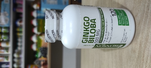 Ginkgo biloba 500mg 120 cápsulas Bronson