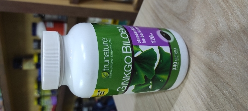 Ginkgo Biloba 120mg 340 SOFTGELS TRUNATURE