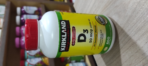 D3 50mcg ( 2000iu) 600 SOFTGELS KIRKLAND