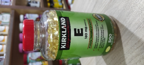 VITAMINA E 180mcg (400iu) 500 SOFTGELS KIRKLAND