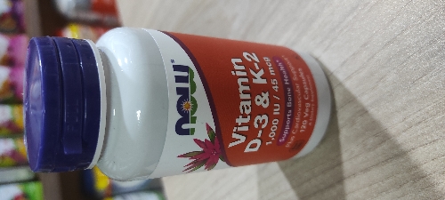 VITAMINA D3 &K2 120 cápsulas NOW