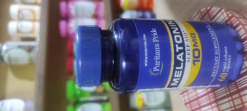 MELATONIN 10mg 60 CAPSULAS PURITANS PRIDE