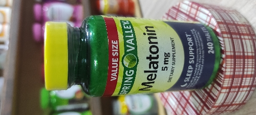 MELATONIN 5mg 240 CAPSULAS SPRING VALLEY