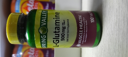 L- GLUTAMINE 500Mg 100 tabletas SPRING VALLEY