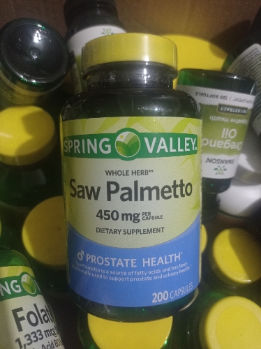 SAW PALMETTO 450MG 200 CAPSULES SPRING VALLEY