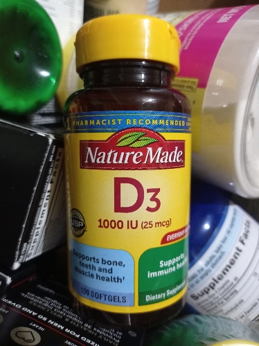 D3 1000IU 25MCG 100SOFTGELS NATURE MADE