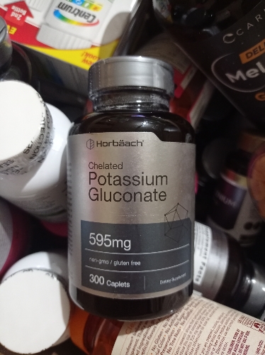 POTASSIUM GLUCONATE 595MG 300 CAPSULES HORBÄACH