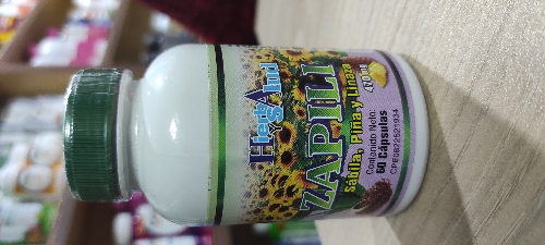 ZAPILI  (sábila piña y linaza 470Mg) 60 cápsulas HIEEBA SALUD