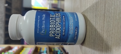 PROBIÓTIC ACIDOPHILUS 250 TABLETAS PURITANS PRIDE
