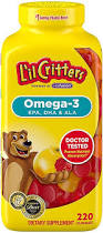 Gummy LiT'Criters Omega 3