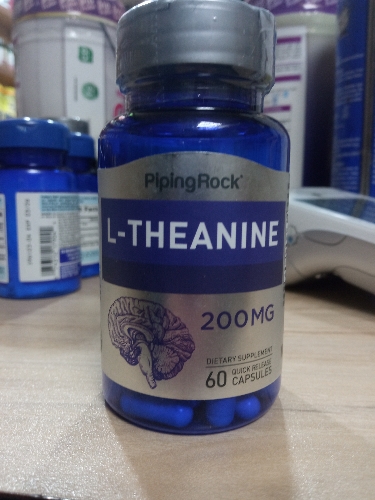 L-Theanine 60capsulas 200mg pipingRock