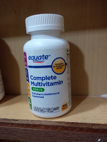 Complete multivitamin equate 200 tabletas