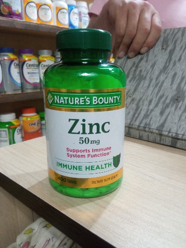 Zinc 400 tablets 50mg natures bounty