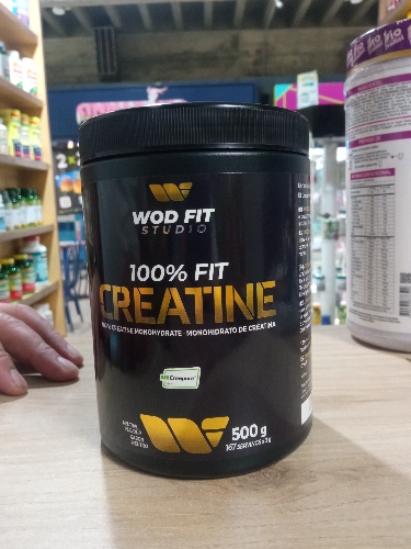 Creatina 100%fit 500 gr 167 servicios wod fit