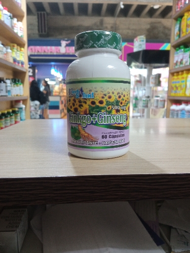 Ginko + ginseng 60 cápsulas 500 mg